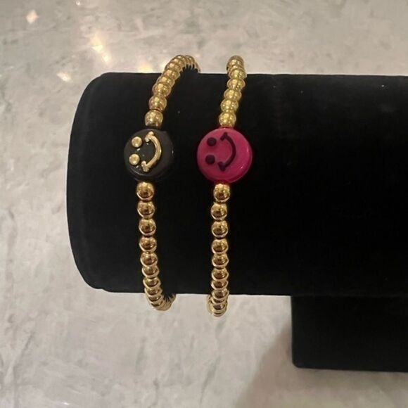 BRACELET HAPPY Beaded with elastic closure …can be customized w color and fit - Picture 7 of 7